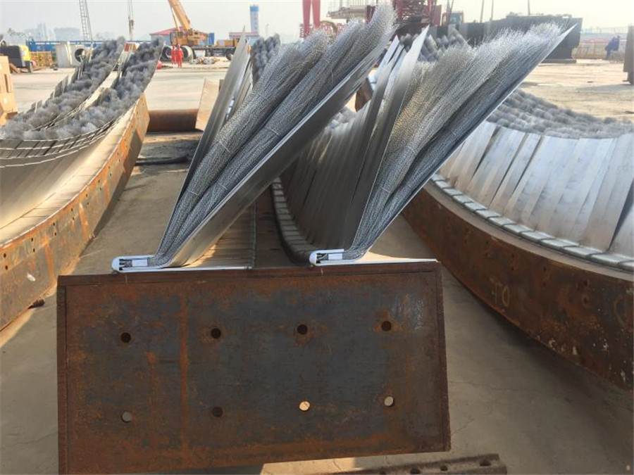 16.5米直径大型盾构机盾尾钢刷式密封 盾尾密封钢丝刷-江南刷业